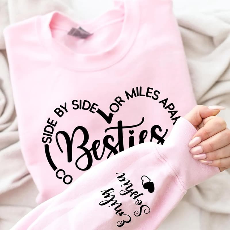 Personalized Sisters Sweatshirt - Custom Matching Hoodies