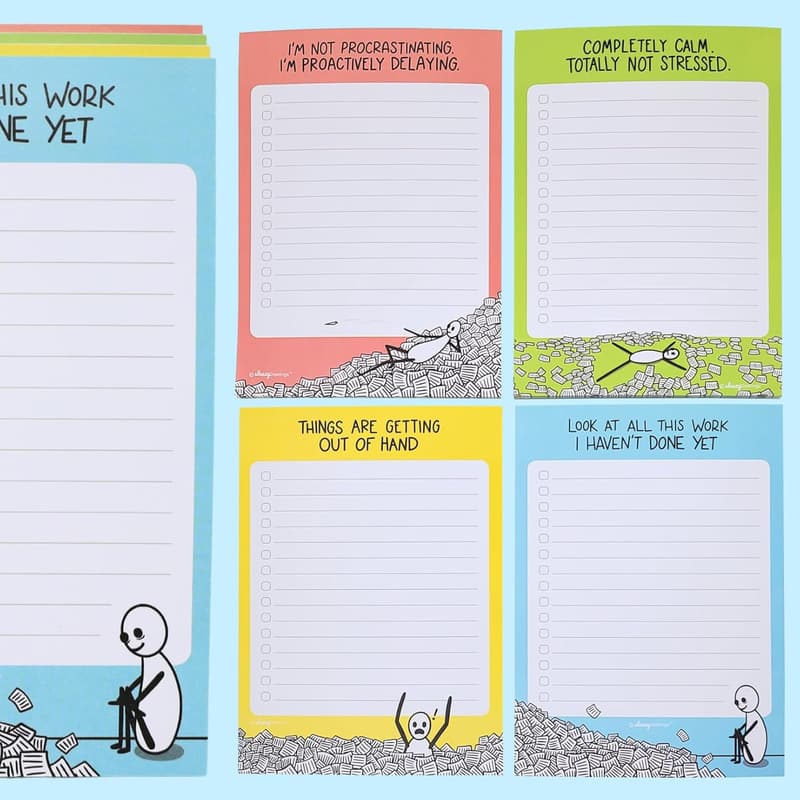 Funny To-Do List Notepad - Sarcastic Memo Pad for Women