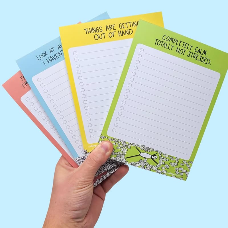 Funny To-Do List Notepad - Sarcastic Memo Pad for Women