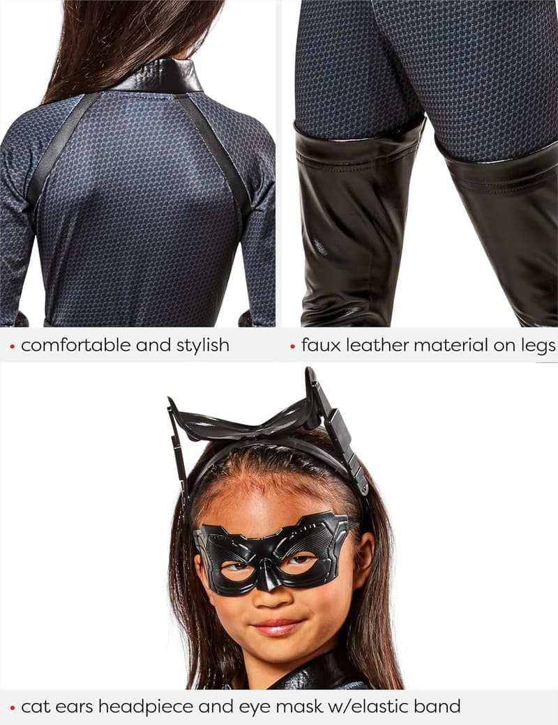 Child's Deluxe Catwoman Costume for Kids