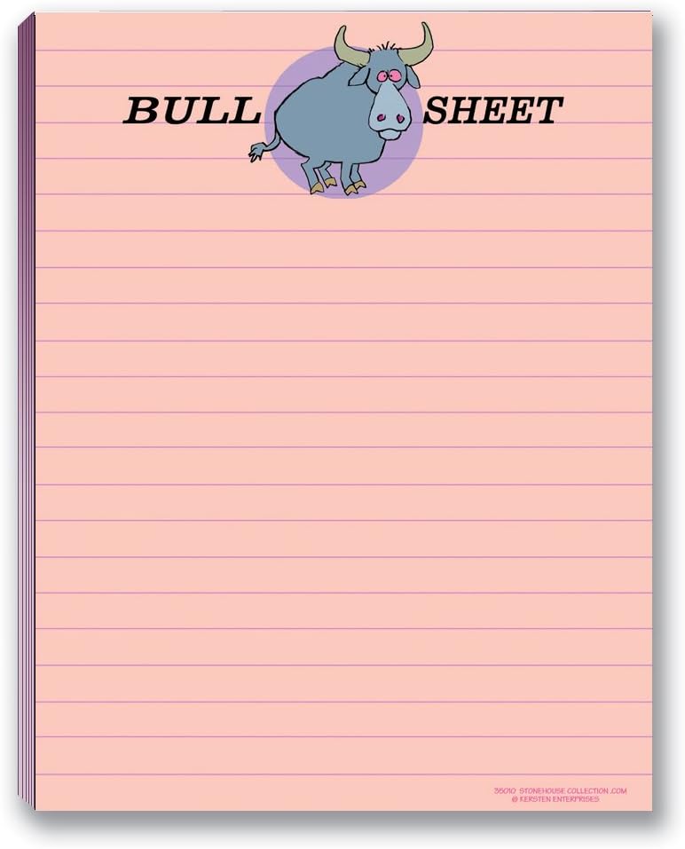 Funny Notepad Set - Assorted 4-Pack, 50 Sheets Each