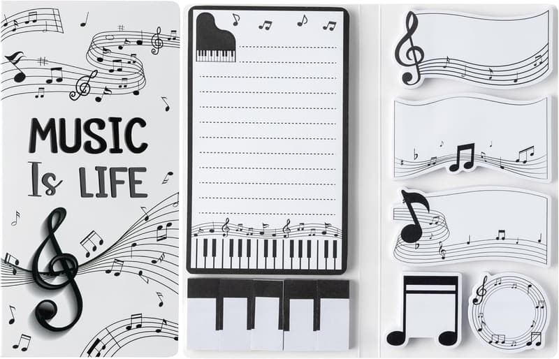 Cartoon Sticky Notes Set - Cute Self-Adhesive Memo Pads for Teachers