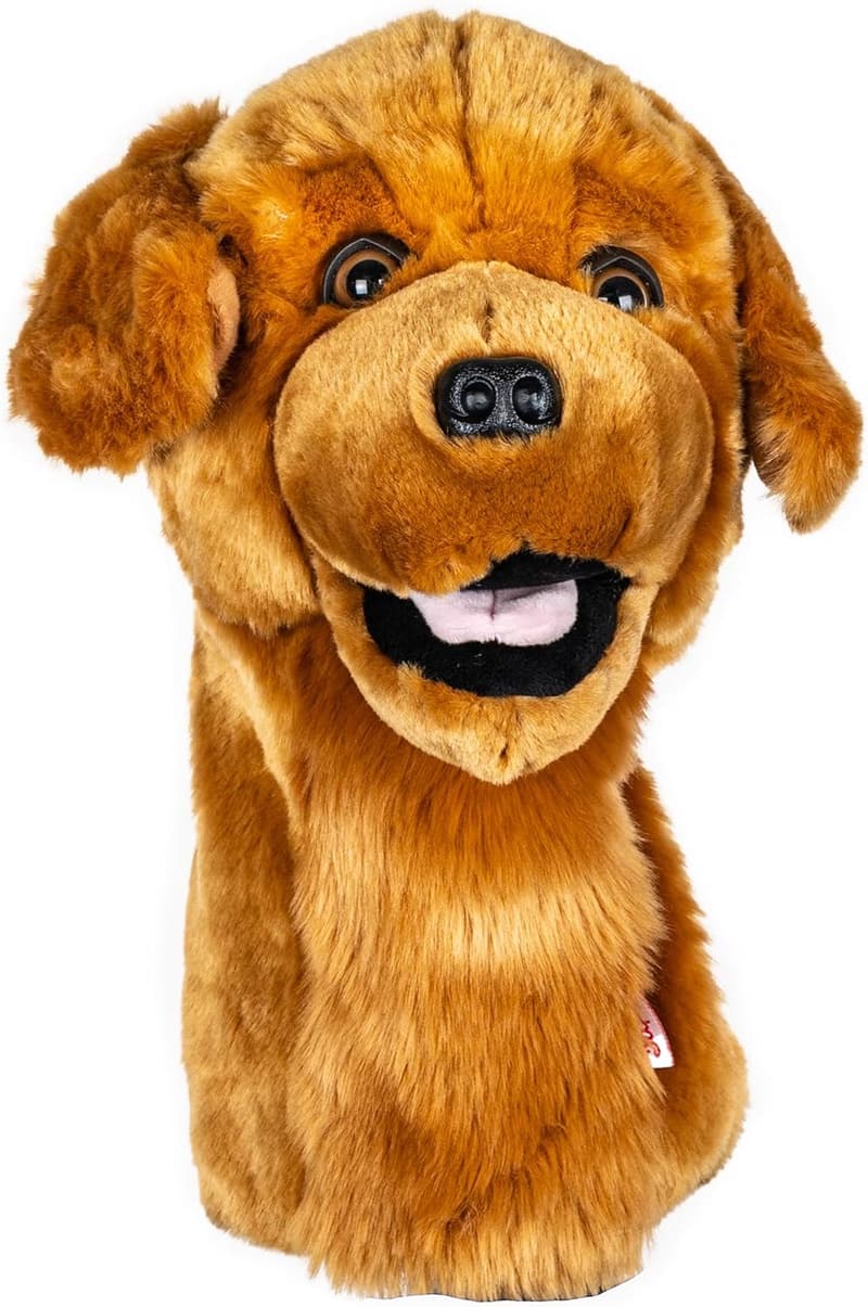 Golden Retriever Driver Headcover - Premium Golf Club Cover