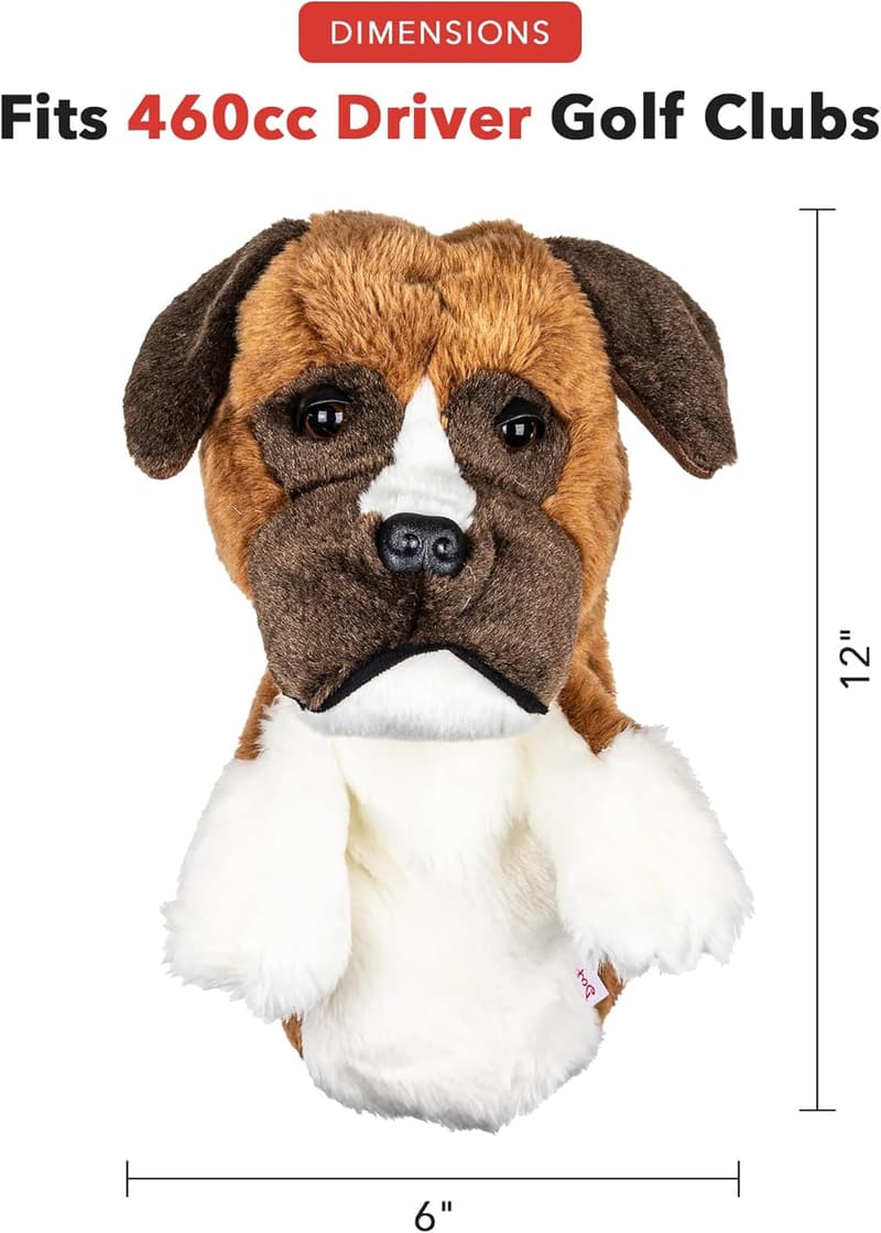 Funny Boxer Driver Headcover | Premium Golf Club Protection