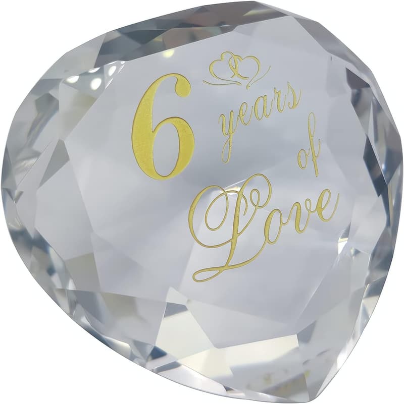 6th Anniversary Crystal Gifts for Couples