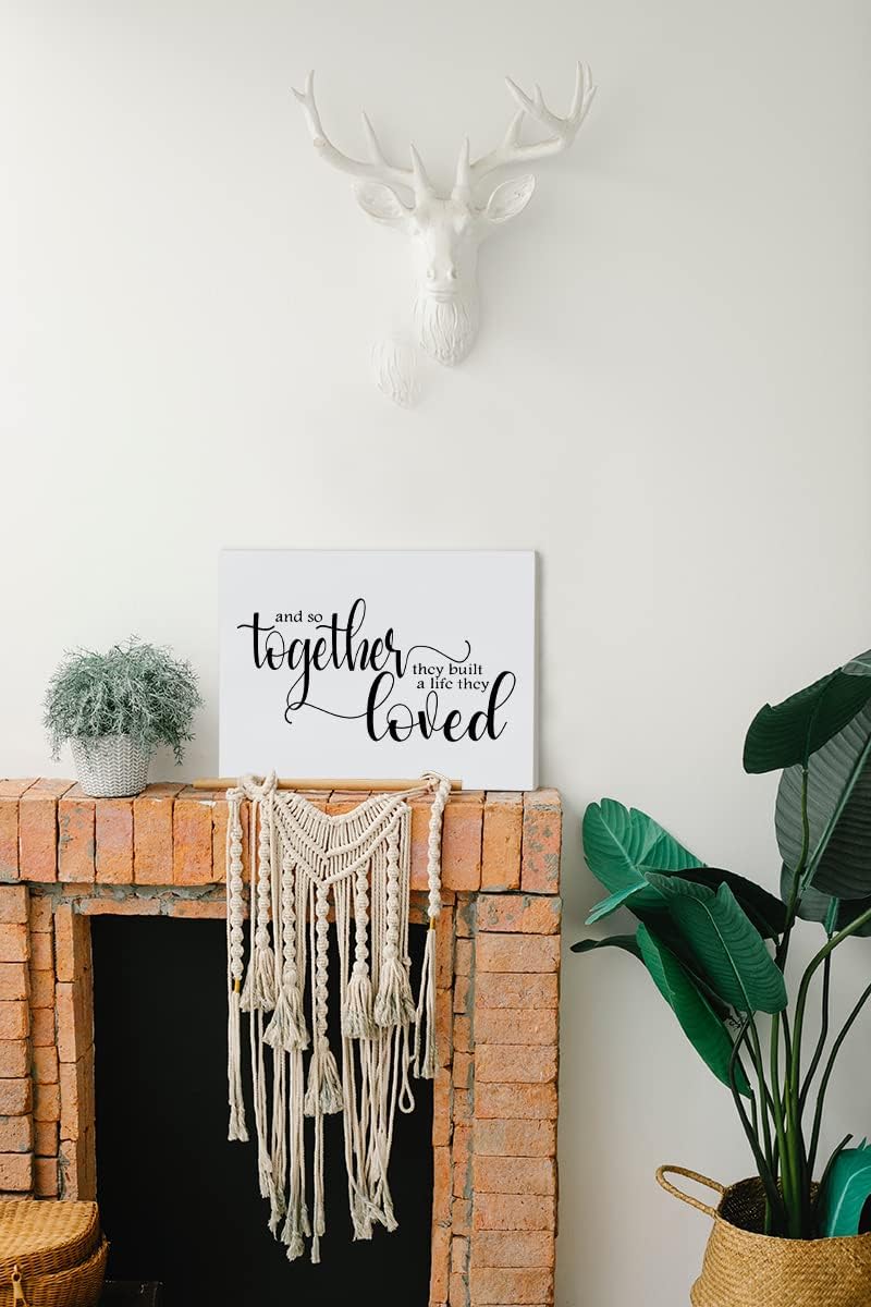 Engagement Anniversary Canvas Art Print – 11x14 Inches