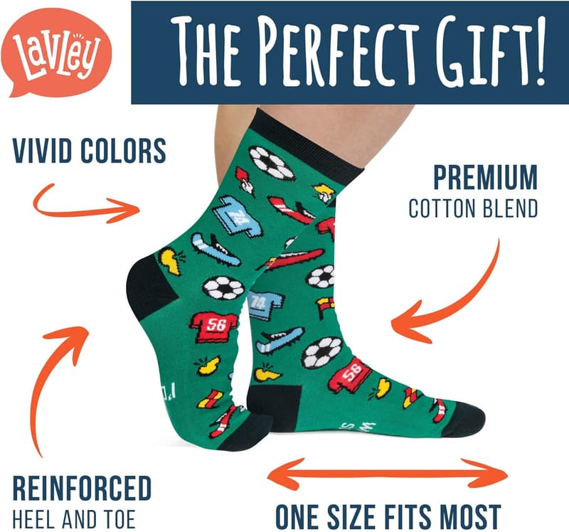 Soccer Socks - Funny Gift for Fans and Coaches