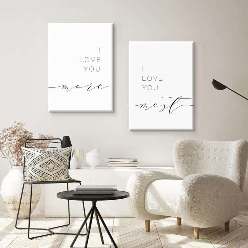 Romantic Canvas Wall Art for Couples - 