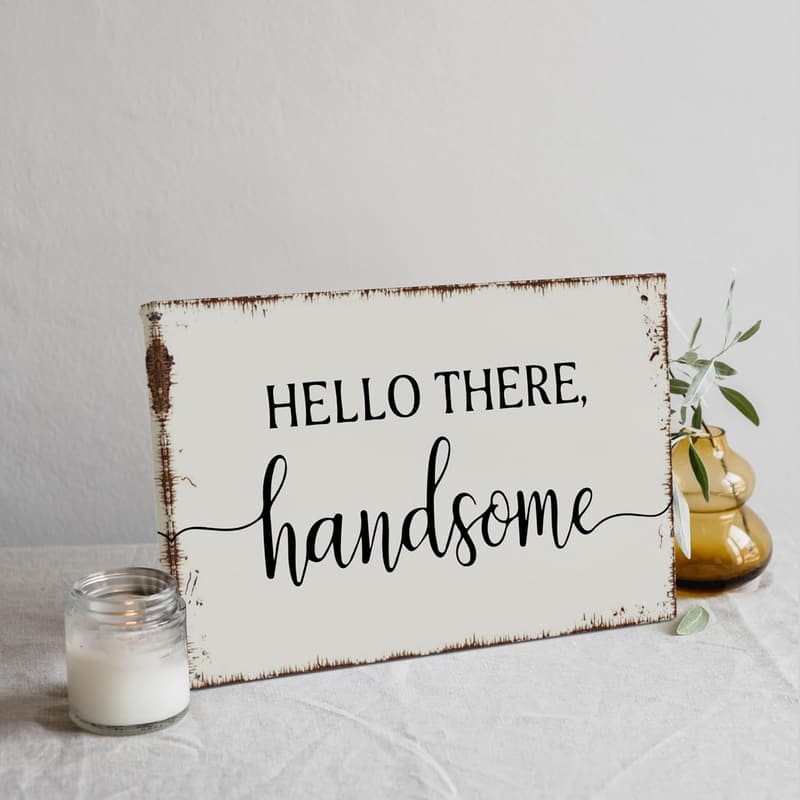 Anniversary Canvas Wall Art Prints Set for Couples - 11x14 Inches