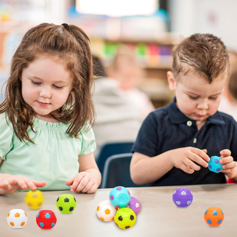 Soccer Party Favors: Mini Fidget Spinners for Kids