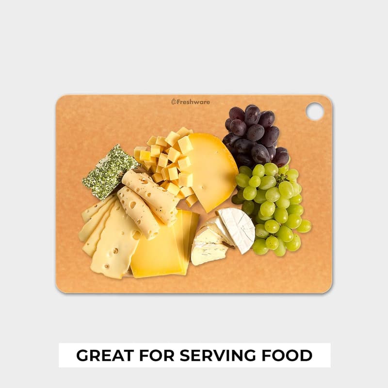 Dishwasher-Safe Wood Cutting Board Set, 2 Sizes