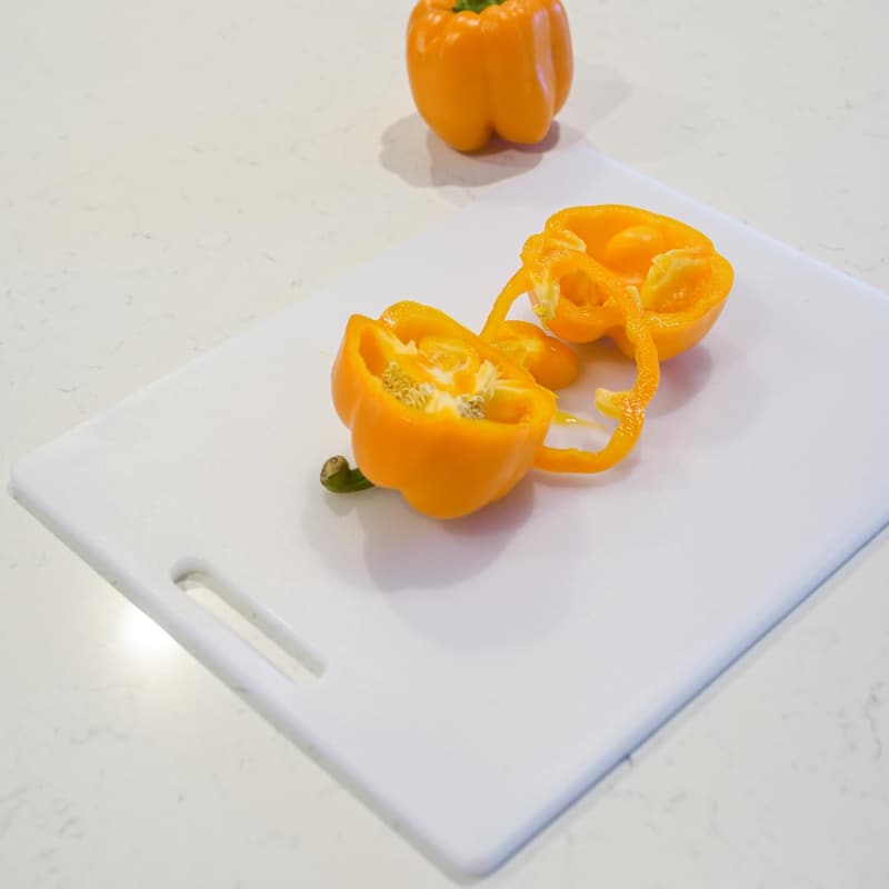 Polysafe Cutting Board with Handle - 11x14.5 inches, White