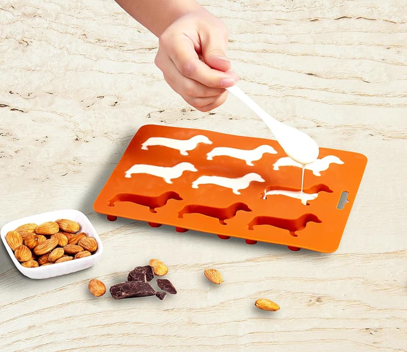 Dachshund Silicone Ice Cube Molds and Tray
