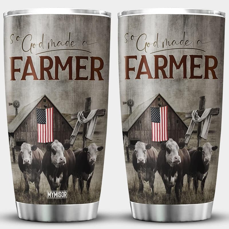 Christian Cattlemen's Gift: 20oz Stainless Steel Tumbler