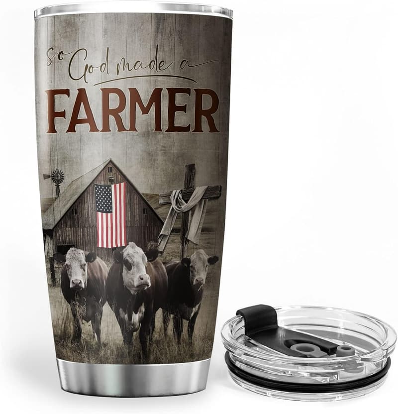 Christian Cattlemen's Gift: 20oz Stainless Steel Tumbler