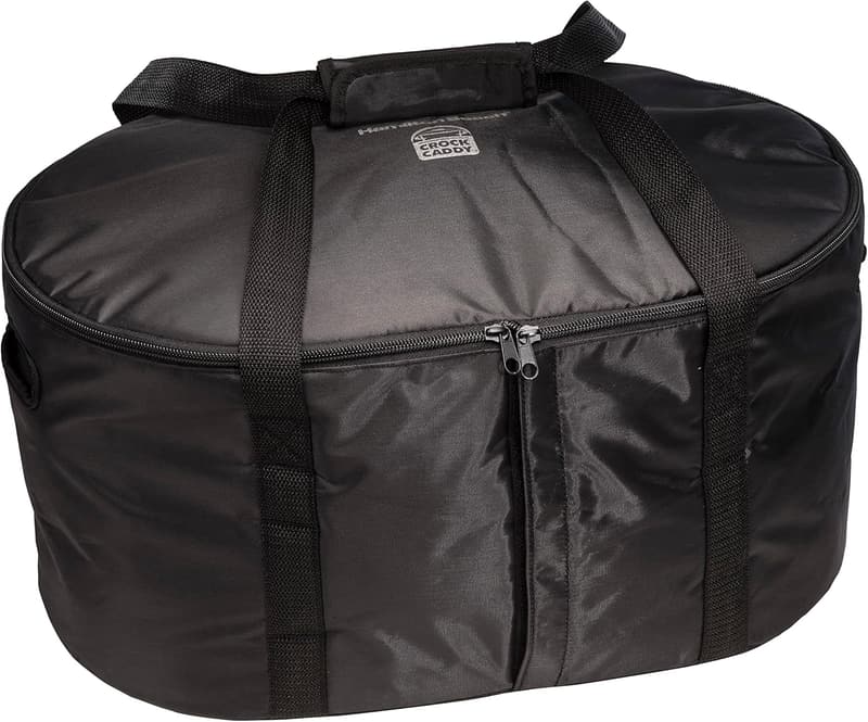 Insulated Travel Carrier for 4-8 Quart Slow Cookers - Black