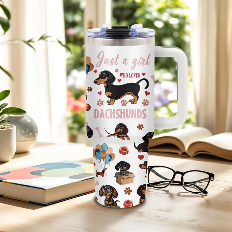 Mother's Day 40 Oz Tumbler for Dog Lovers