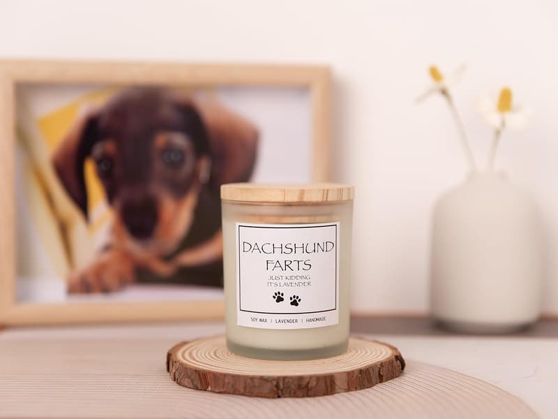 Dachshund Candle Gift for Dog Lovers
