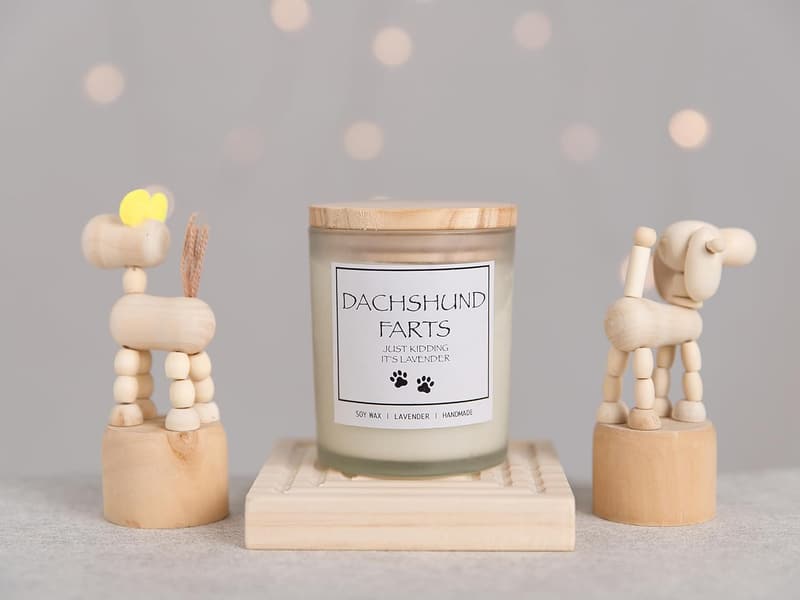 Dachshund Candle Gift for Dog Lovers