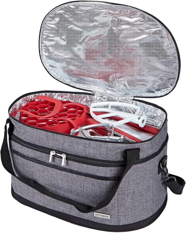 Insulated Slow Cooker Carrier for 6-8 Quart Crock Pots