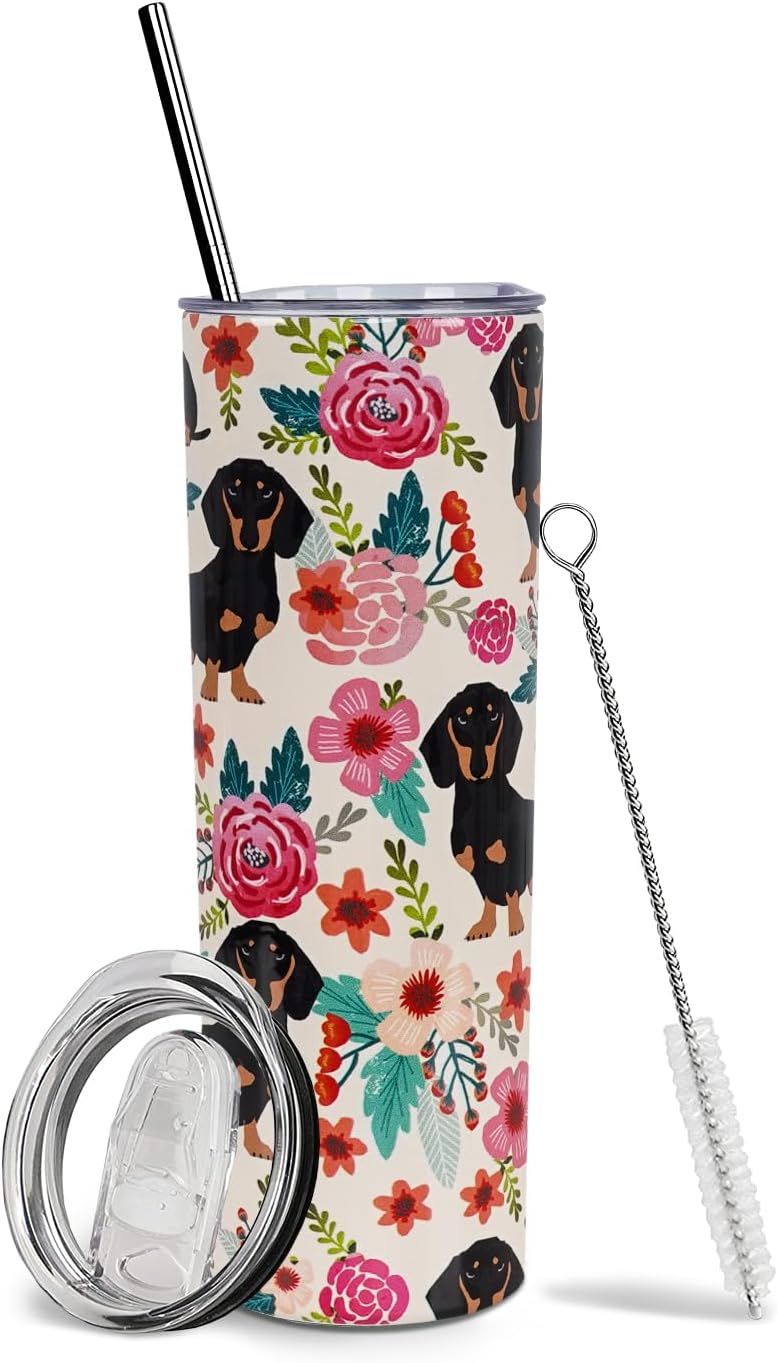 Best Dachshund Mom Ever Stainless Steel Tumbler - 20 OZ