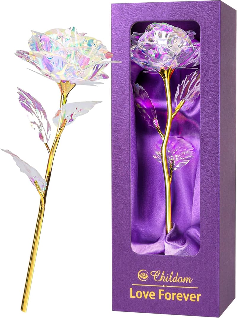 Mother's Day Rainbow Rose - Artificial Flower Gift for Mom