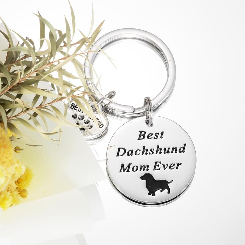 Dachshund Keychain Gift for Dog Lovers