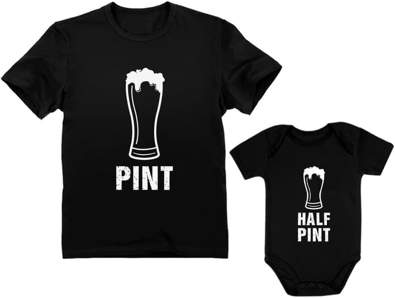 Funny Father's Day Matching Dad & Baby Outfits Set