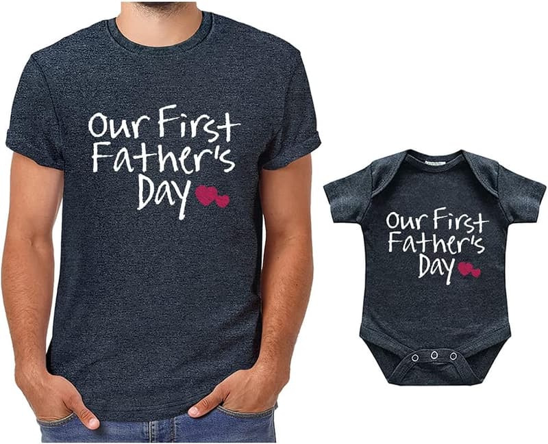 Father's Day Matching Shirts for Dad and Kids