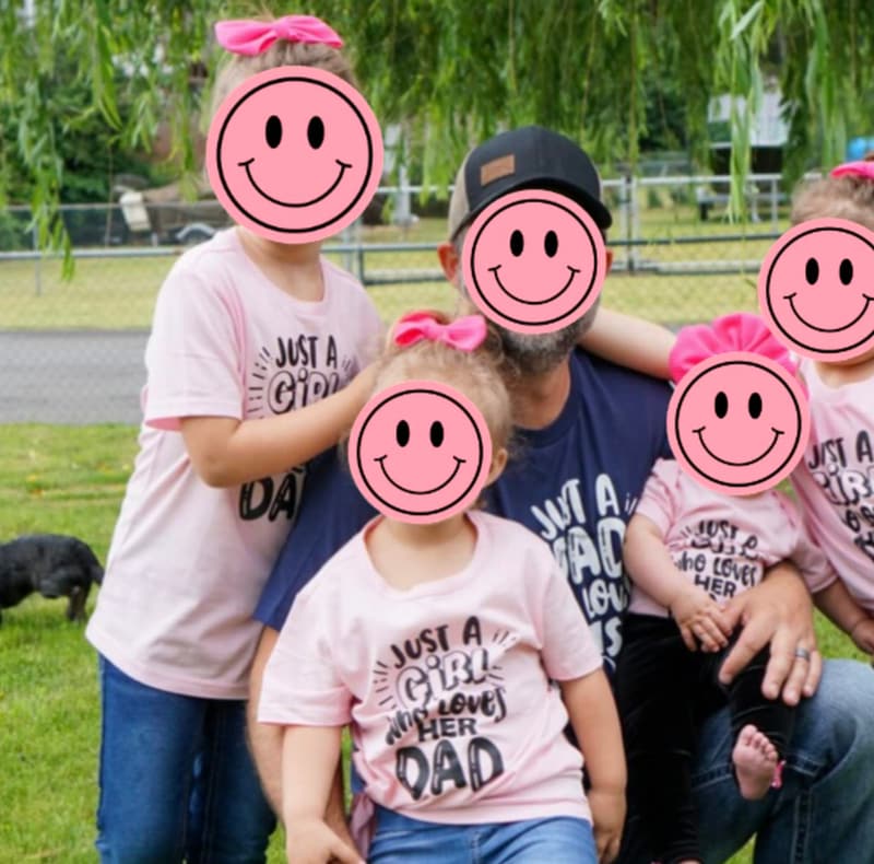 Father's Day Matching Shirts for Dad and Daughter
