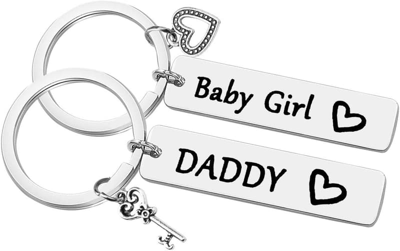 Father's Day Keychain Gift from Daughter to Dad