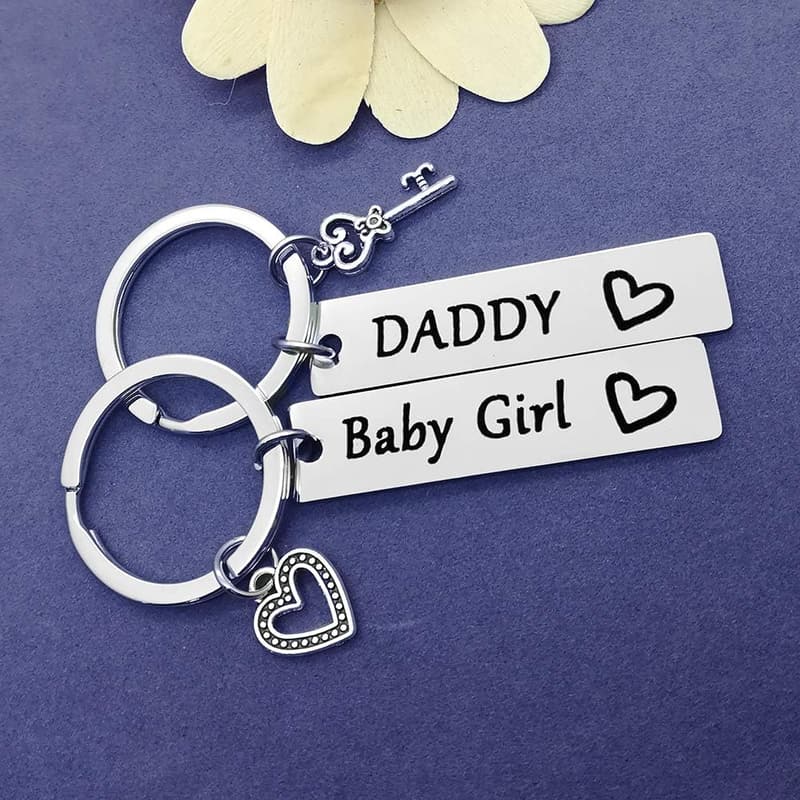Father's Day Keychain Gift from Daughter to Dad
