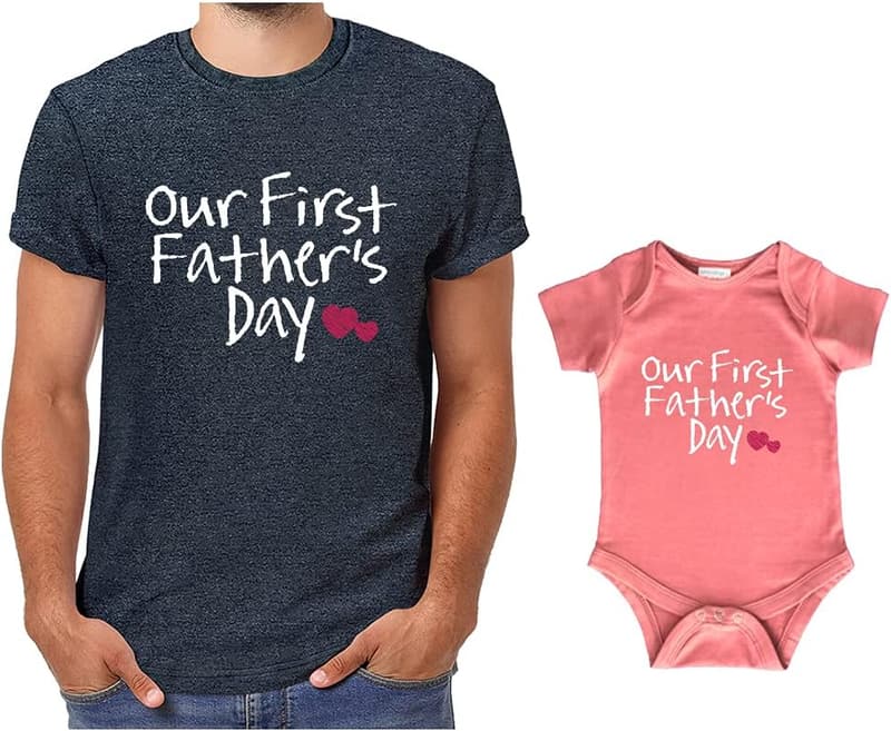 Father's Day Matching Shirts for Dad and Kids