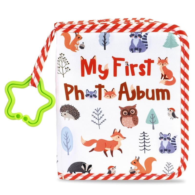 Baby's My First Family Album - Soft Cloth Photo Book