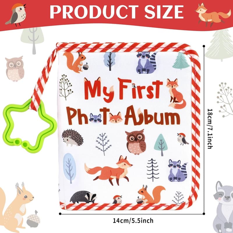 Baby's My First Family Album - Soft Cloth Photo Book