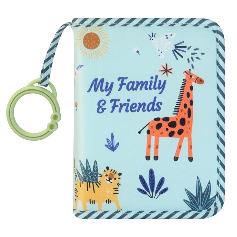 Baby Memory Book Photo Album Gift Set for Newborns, Blue