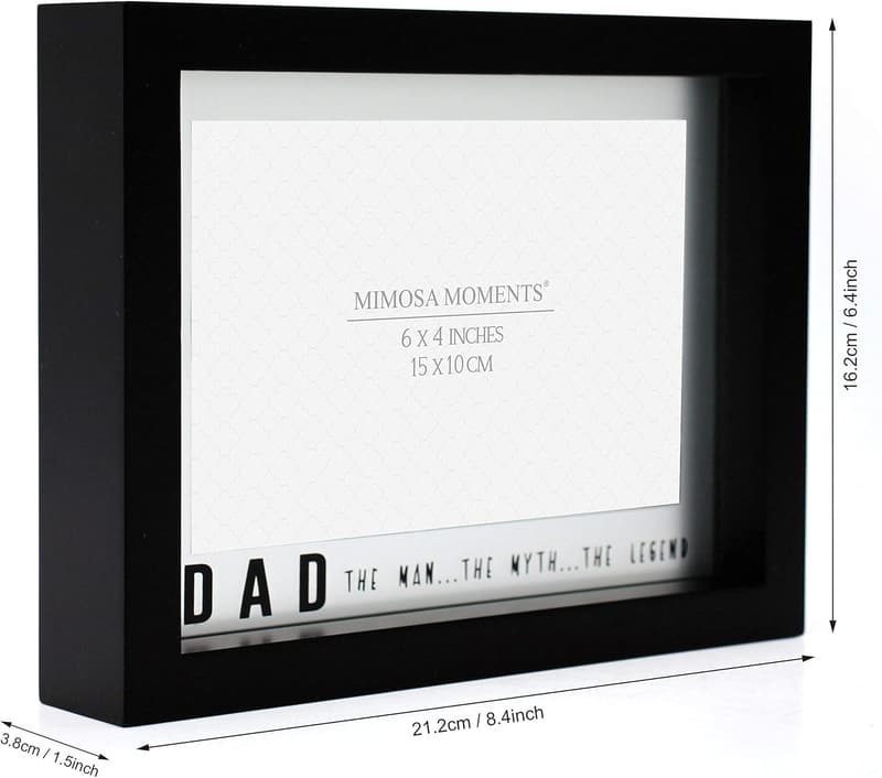 Father's Day Dad & Daughter Picture Frame for 4x6 Photo