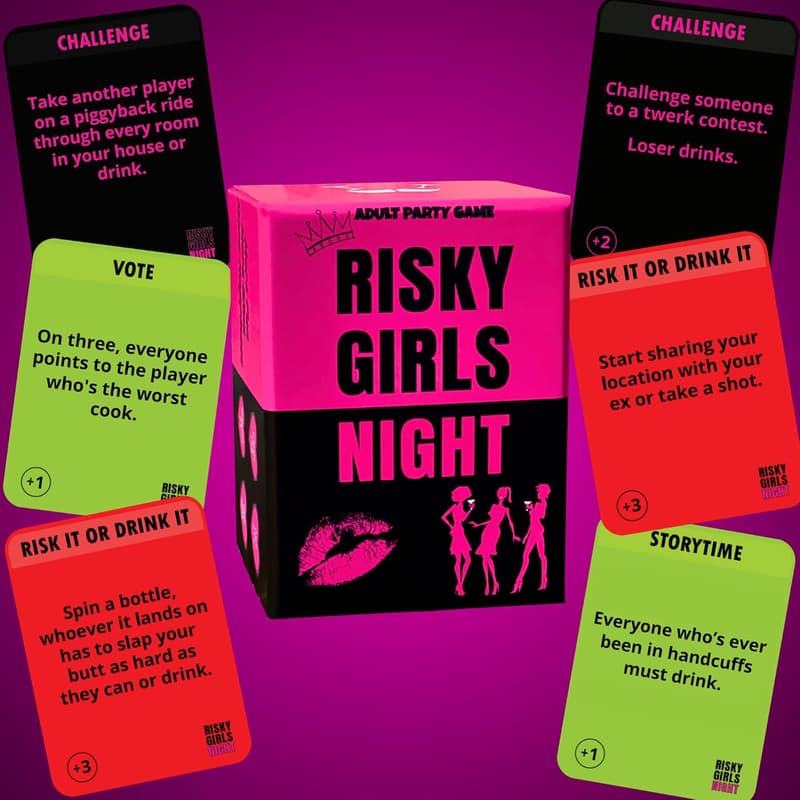 Ladies Night Party Game - 150 Fun Questions & Dares