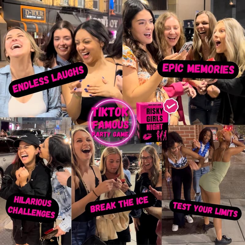 Ladies Night Party Game - 150 Fun Questions & Dares