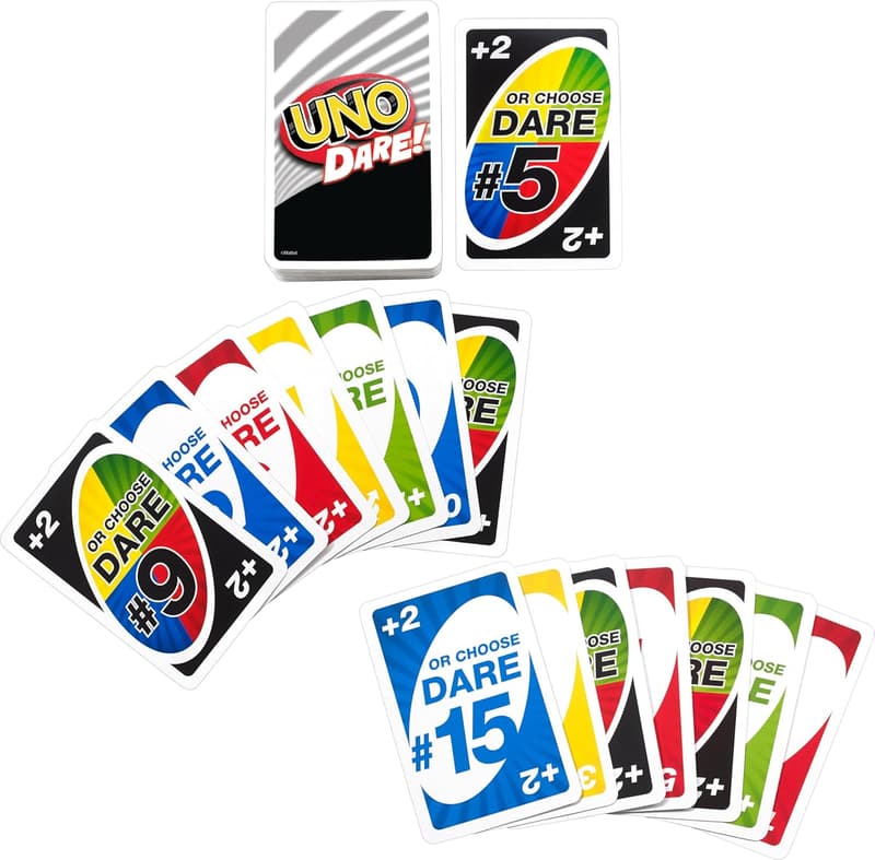 UNO Dare Card Game - Family & Party Fun with Silly Challenges