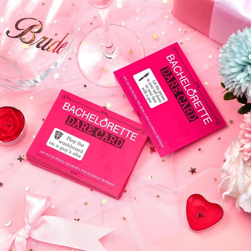 Bridal Shower Scratch-Off Dare Cards - 35 Fun Activities
