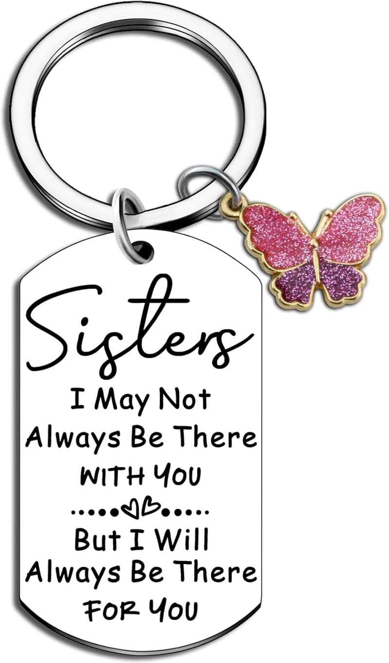 Unique Women's Keychain - Birthday Gifts for Sisters