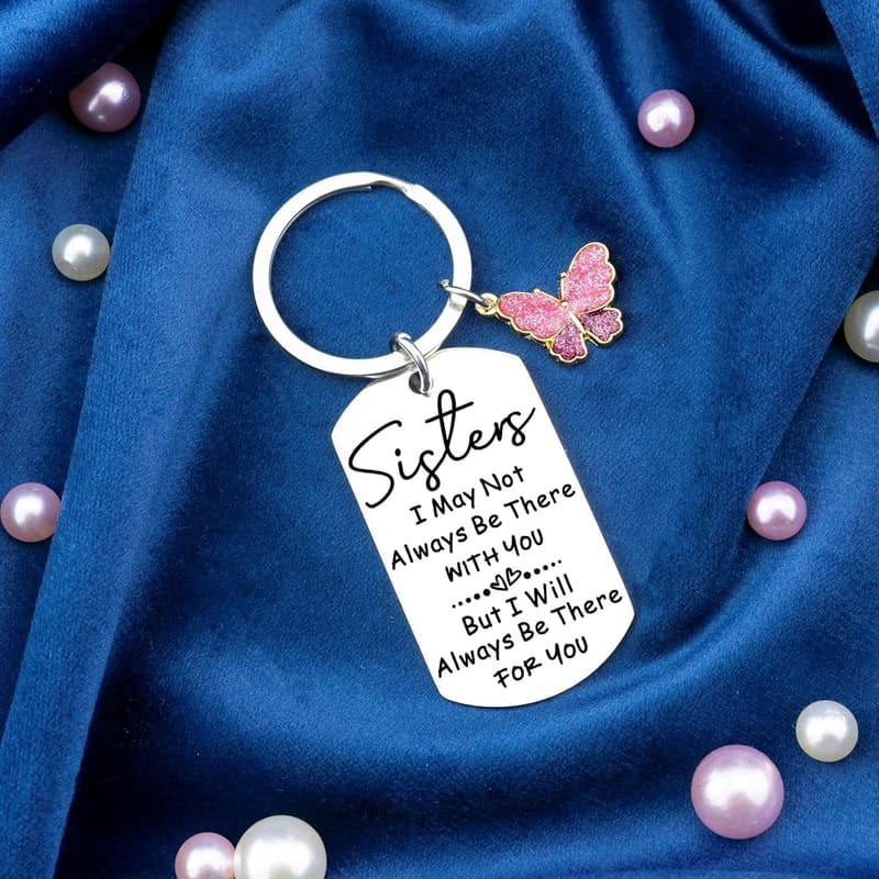 Unique Women's Keychain - Birthday Gifts for Sisters