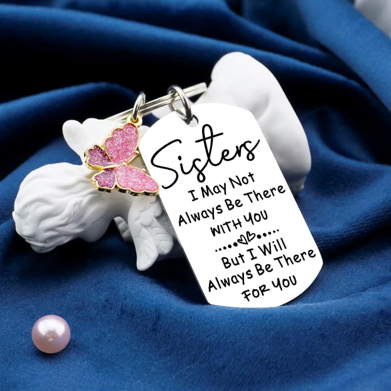 Unique Women's Keychain - Birthday Gifts for Sisters
