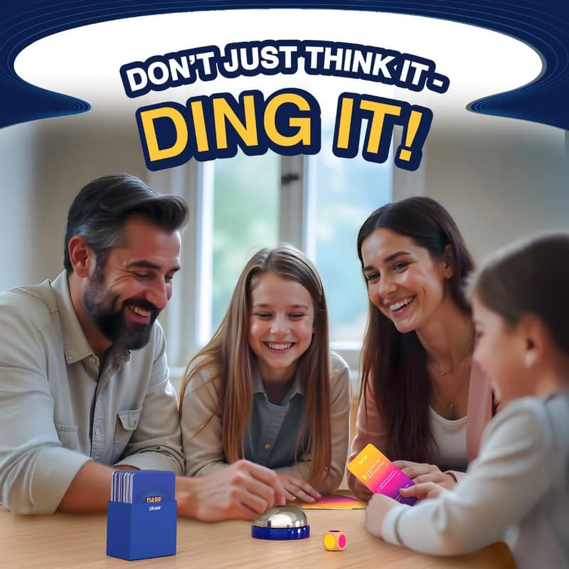Dare to Ding - Fast-paced Family Card Game for Ages 10+