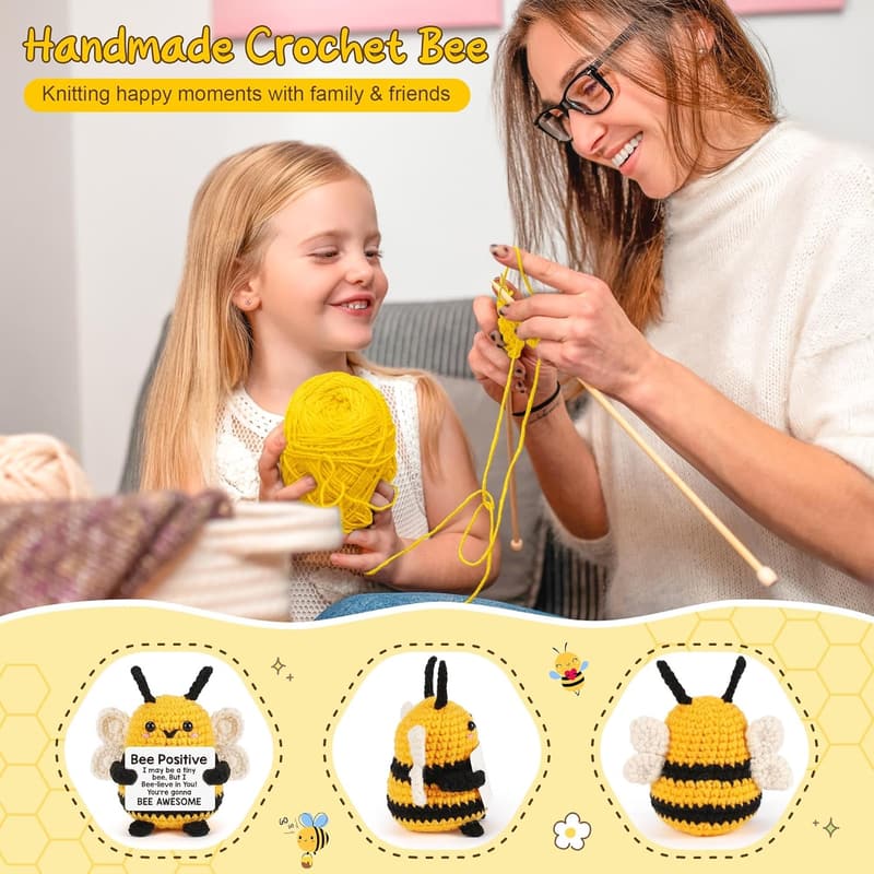 Cute Mini Crochet Bee for Women - Appreciation Gift
