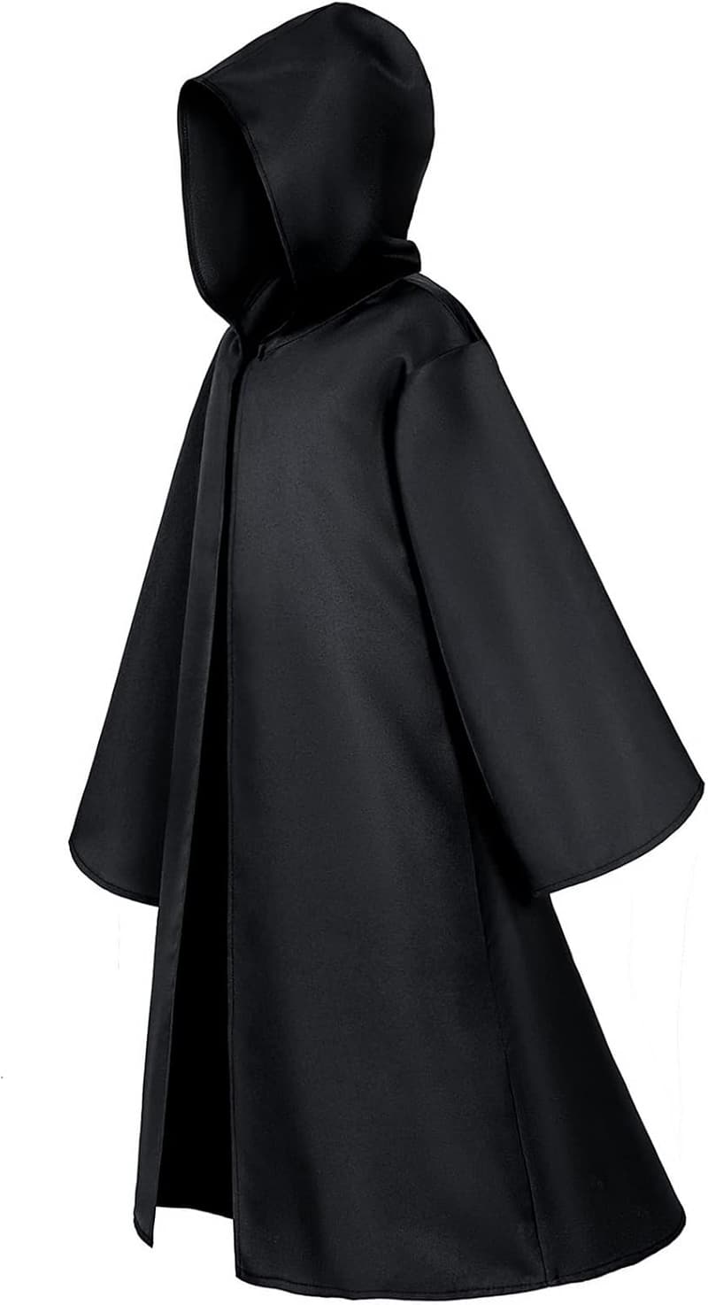 Kids' Knight Costume Cloak with Hood for Ages 3-14
