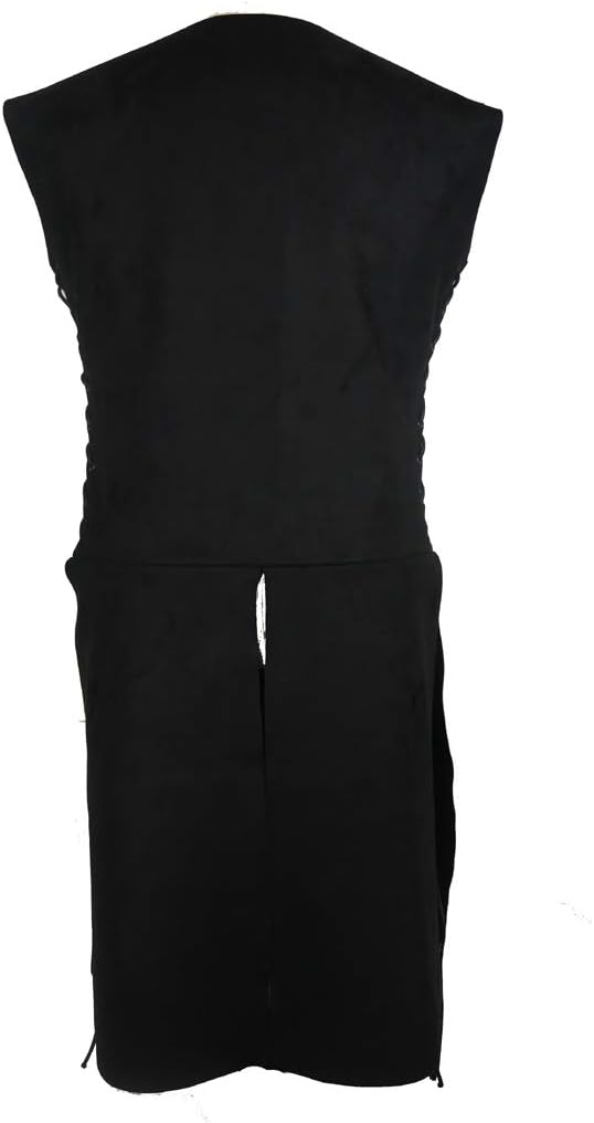 Viking Pirate Armor Costume Set for Men with Long Waistcoat and Bracers