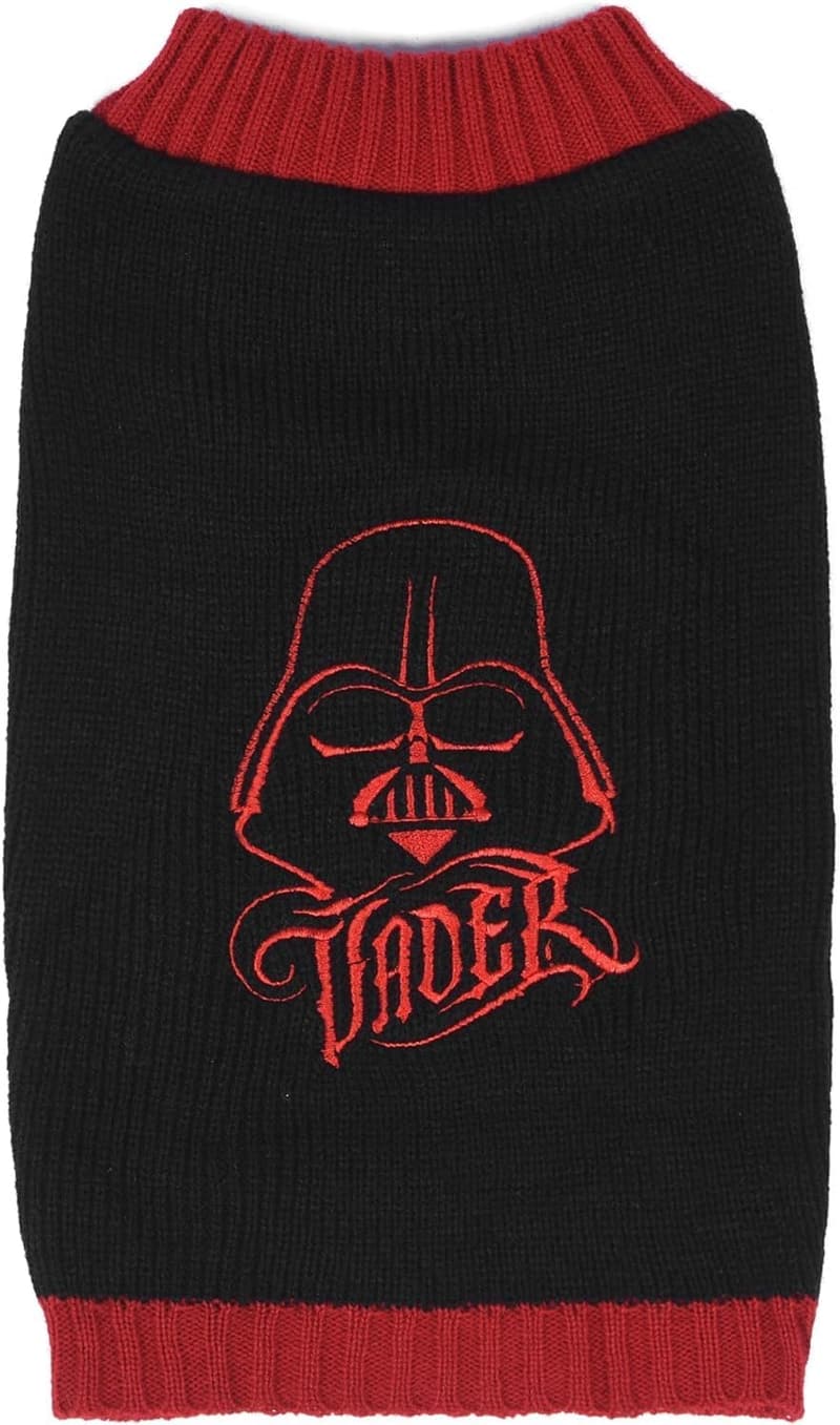 Darth Vader Dog Sweater for Pets - Black Pullover, XS