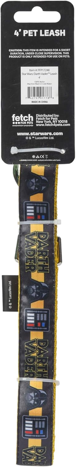 Darth Vader 4ft Nylon Dog Leash for Pets